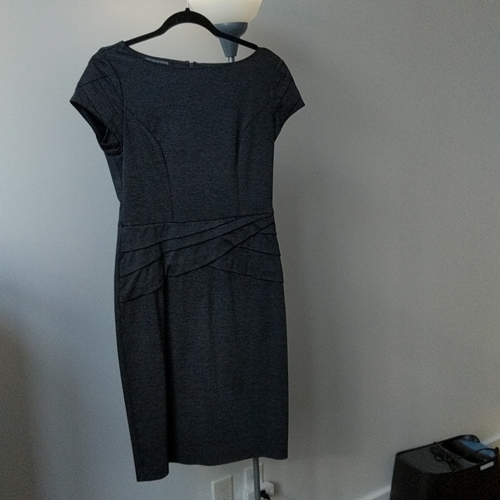 Over the knee length business dress